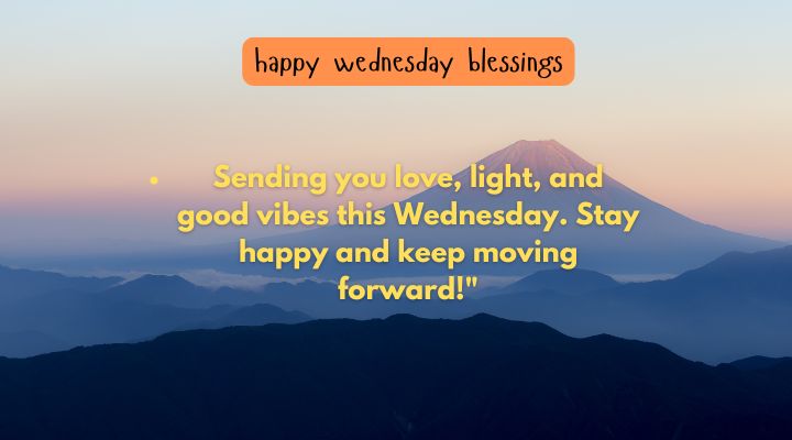 Good Morning Wednesday Blessings