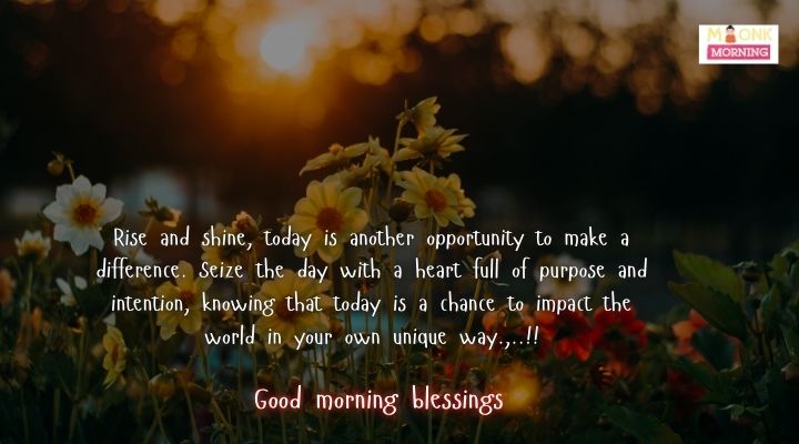 Good morning blessings